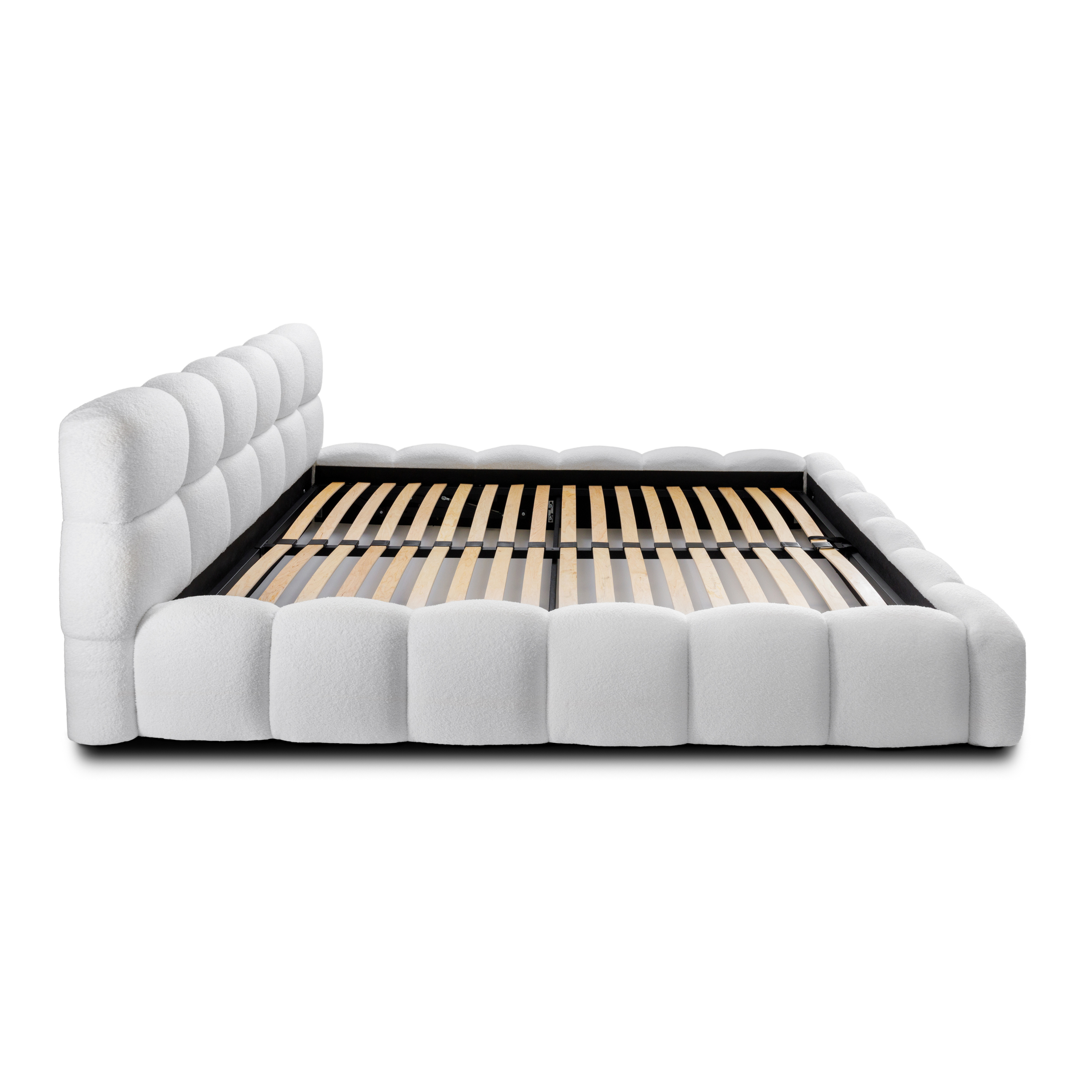 Miegamojo lova JASMIJA, balta quelle