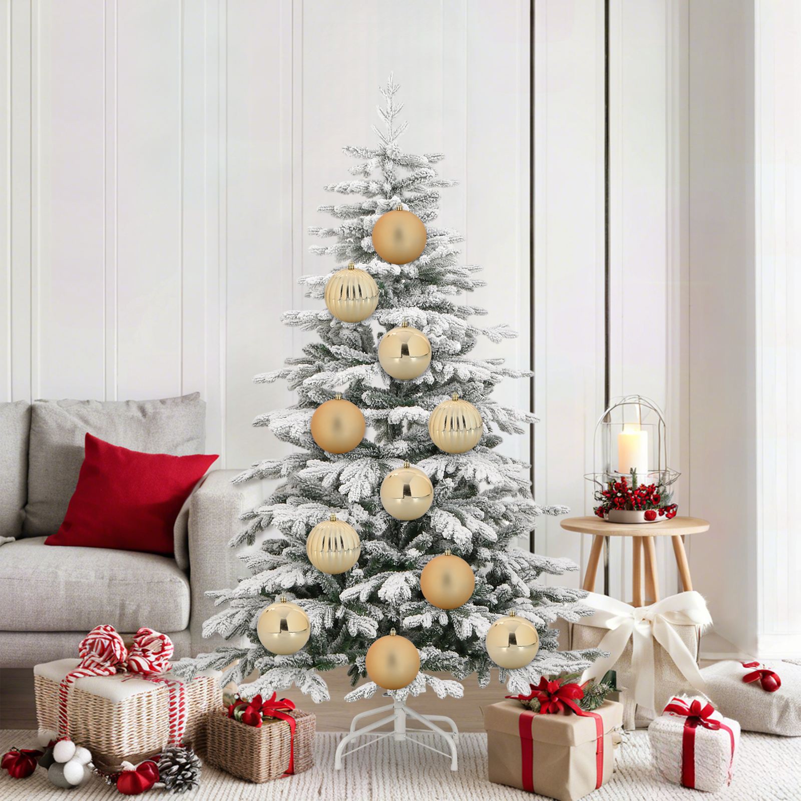 Christmas Hamper Set 9 pcs Golden XL