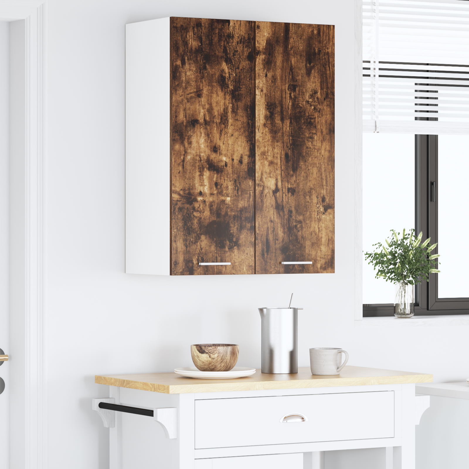 Pakabinama spintelė Riga Rūkyta ąžuolas 60 x 31 x 80 cm