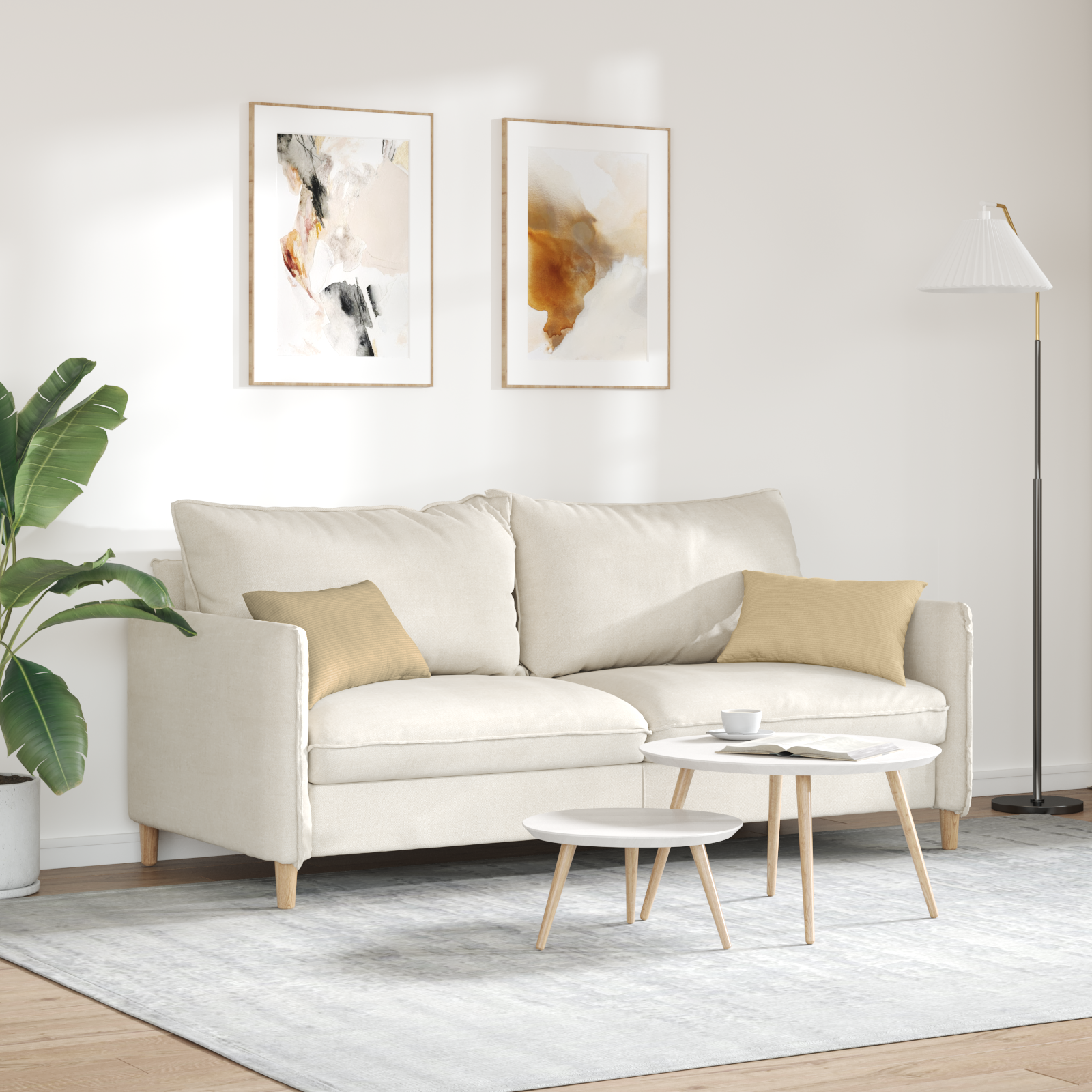 Sofa Pagalvės 2 pcs Pilkai žalia 50 x 30 cm Kordūrinis audinys