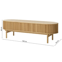 TV staliukas YOFFERS, ąžuolo, 160 cm