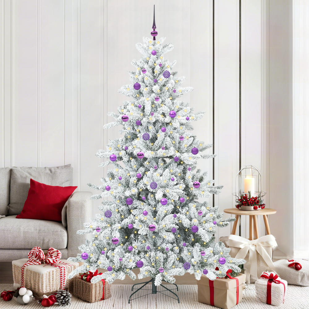 Artificial Folding Christmas Tree BLOOM HORIZON, with 300 LEDs, 210 cm.