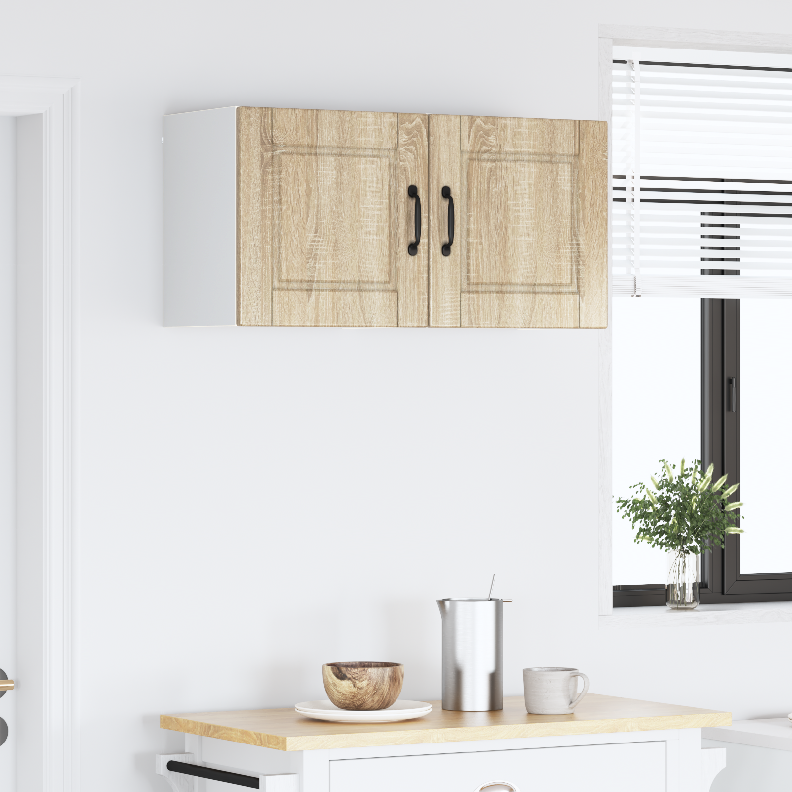 Kitchen cabinet 2 pcs Sonoma oak 40 x 31 x 40 cm