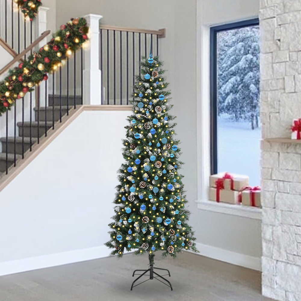 Artificial Christmas tree POLAR HORIZON, Green 240 cm, plastic and steel