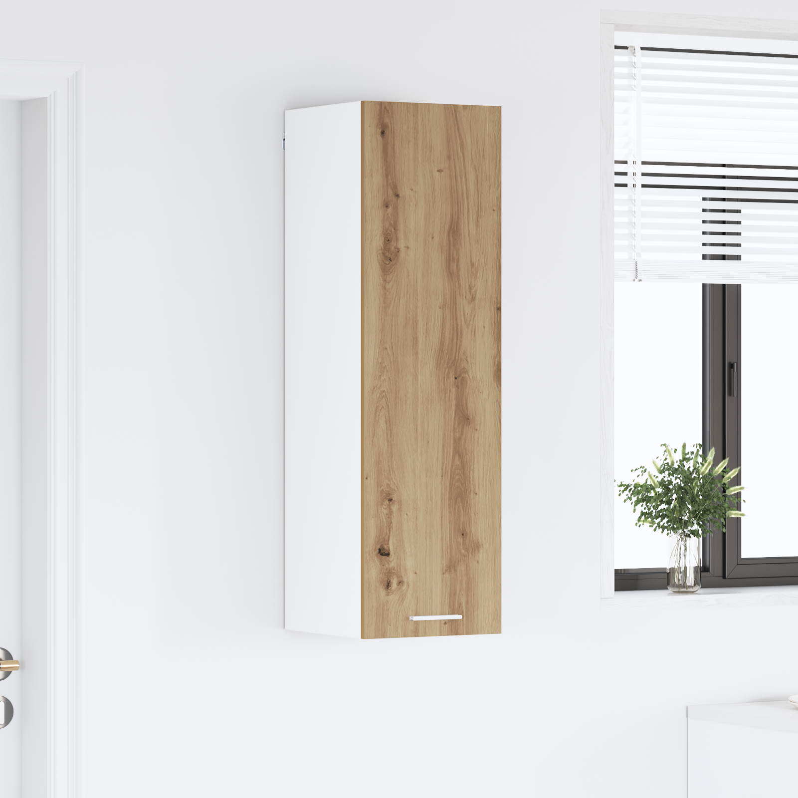 Wall cabinet Riga Artisan oak 30 x 31 x 100 cm