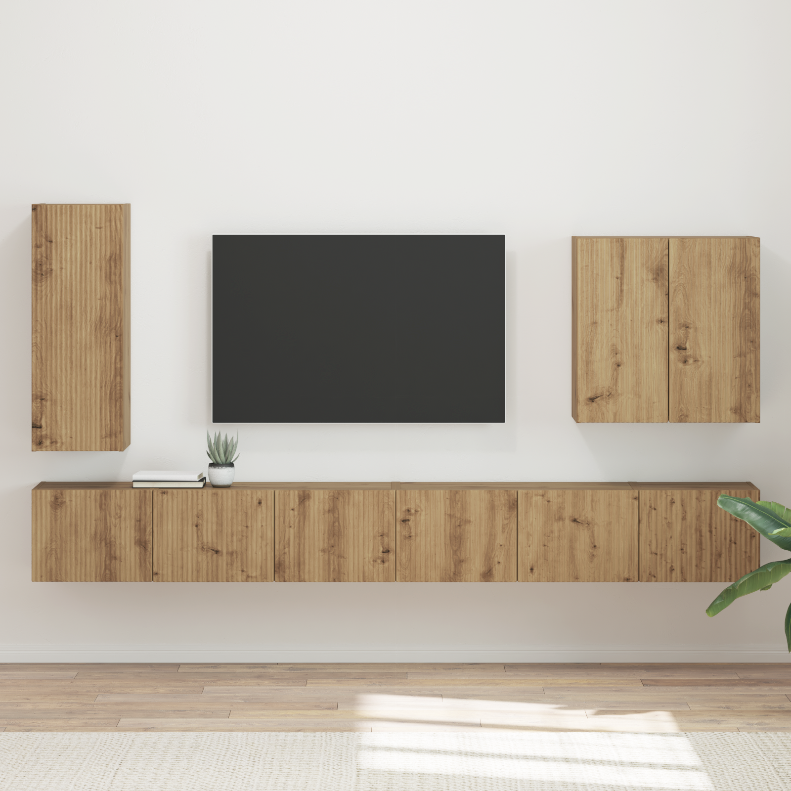 6 pcs Craftsmen Oak