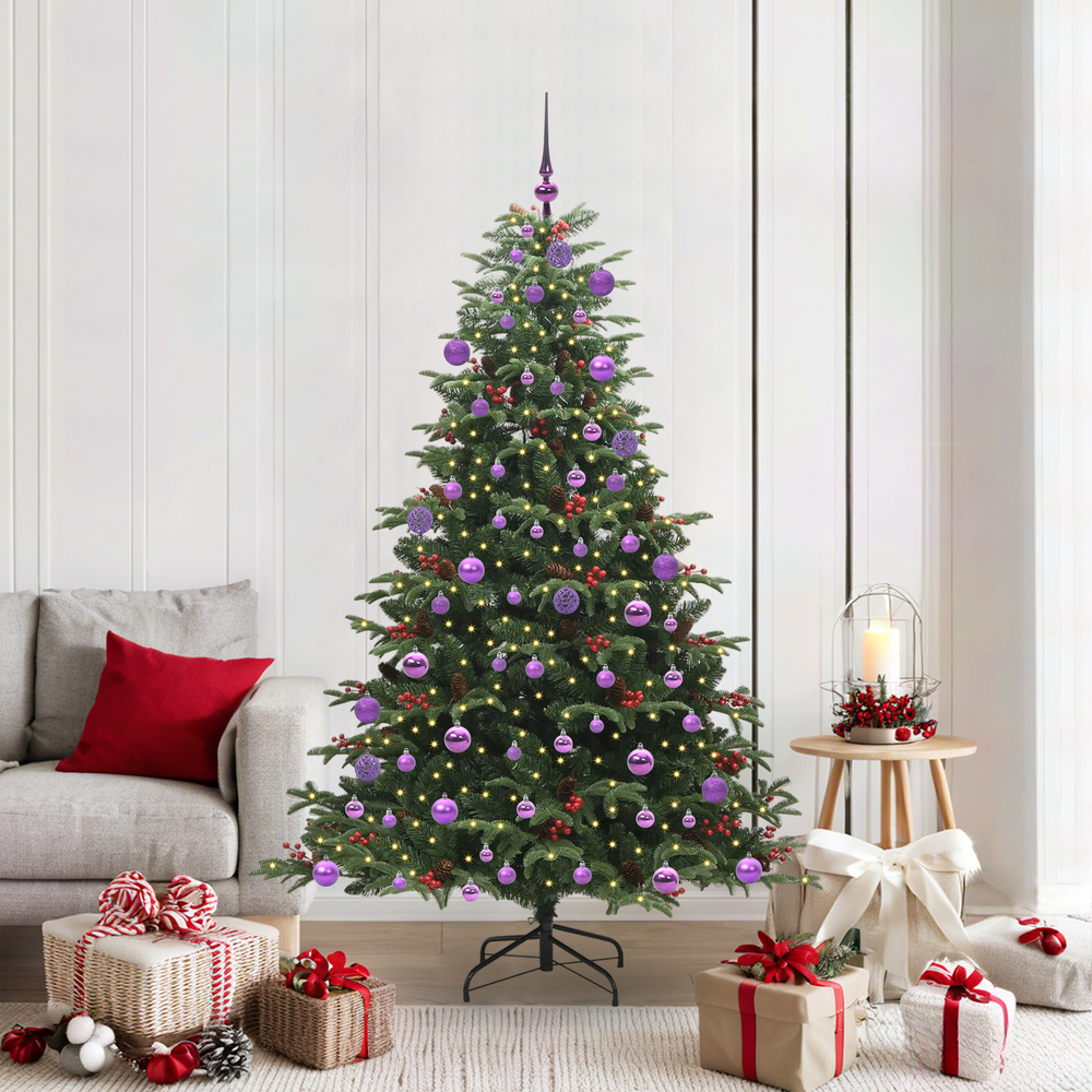 Artificial Christmas tree POLAR FROST, Green 180 cm . , metal , plastic