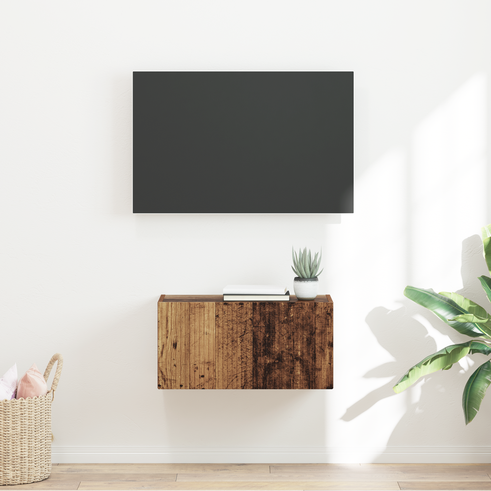 TV sienas skapītis Antīks koks 60 x 31 x 29,5 cm
