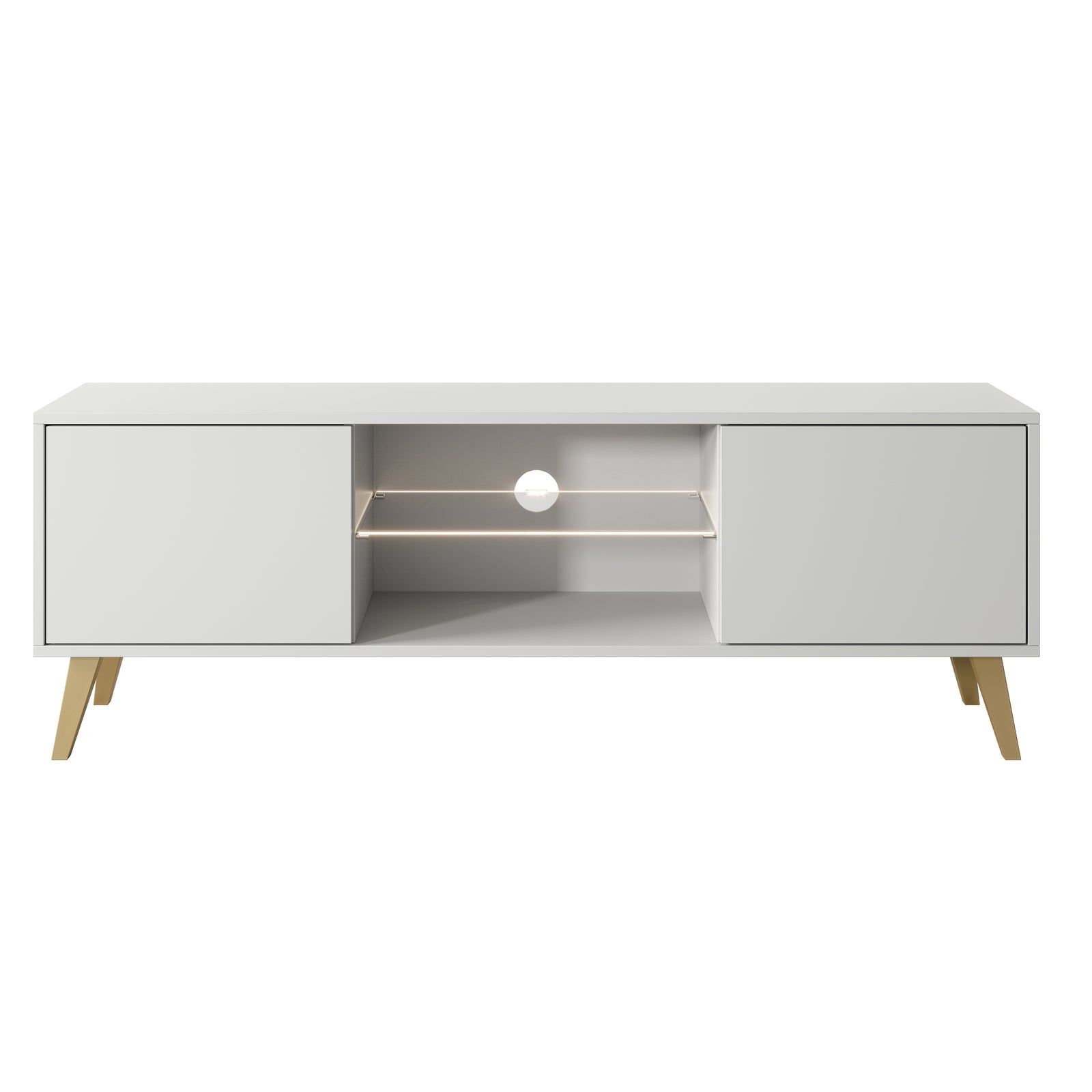 TV staliukas SAVONI, baltas, 140 cm
