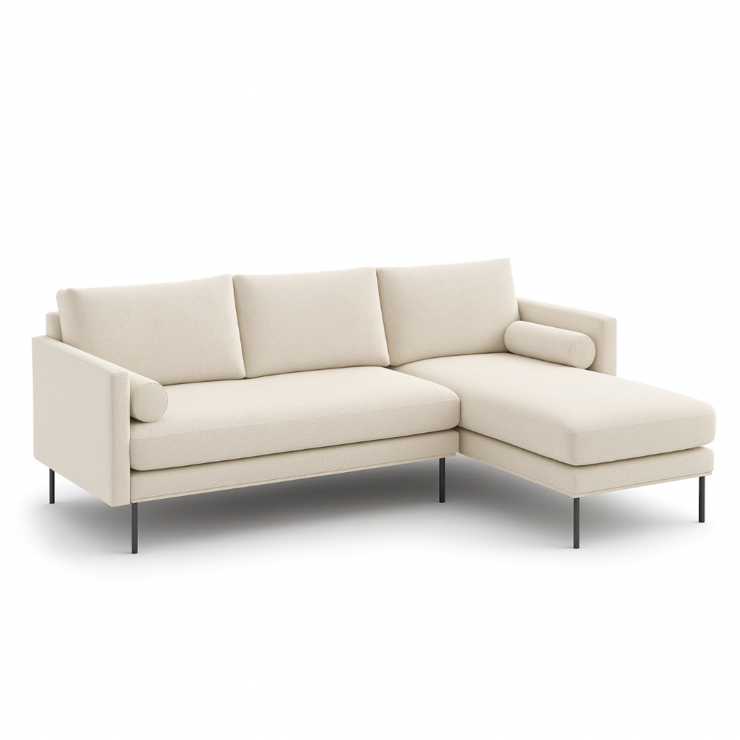 Kampinė sofa lova BOBBY, shall audinys