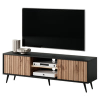 TV spintelė MAGNUS, juoda, 135 cm
