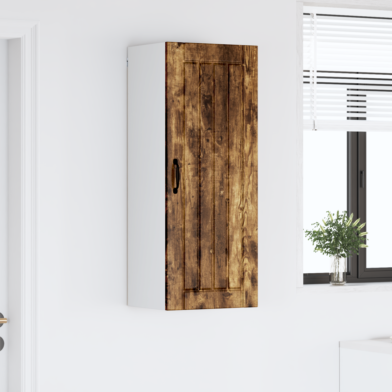 Virtuvės sieninė spintelė Rūkyta ąžuolas 40 x 31 x 100 cm