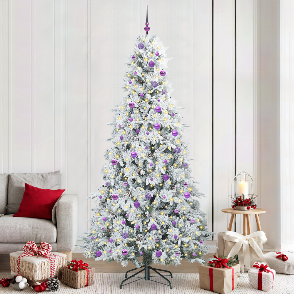 Artificial Folding Christmas Tree POLAR CRYSTAL, Green 240 cm. and