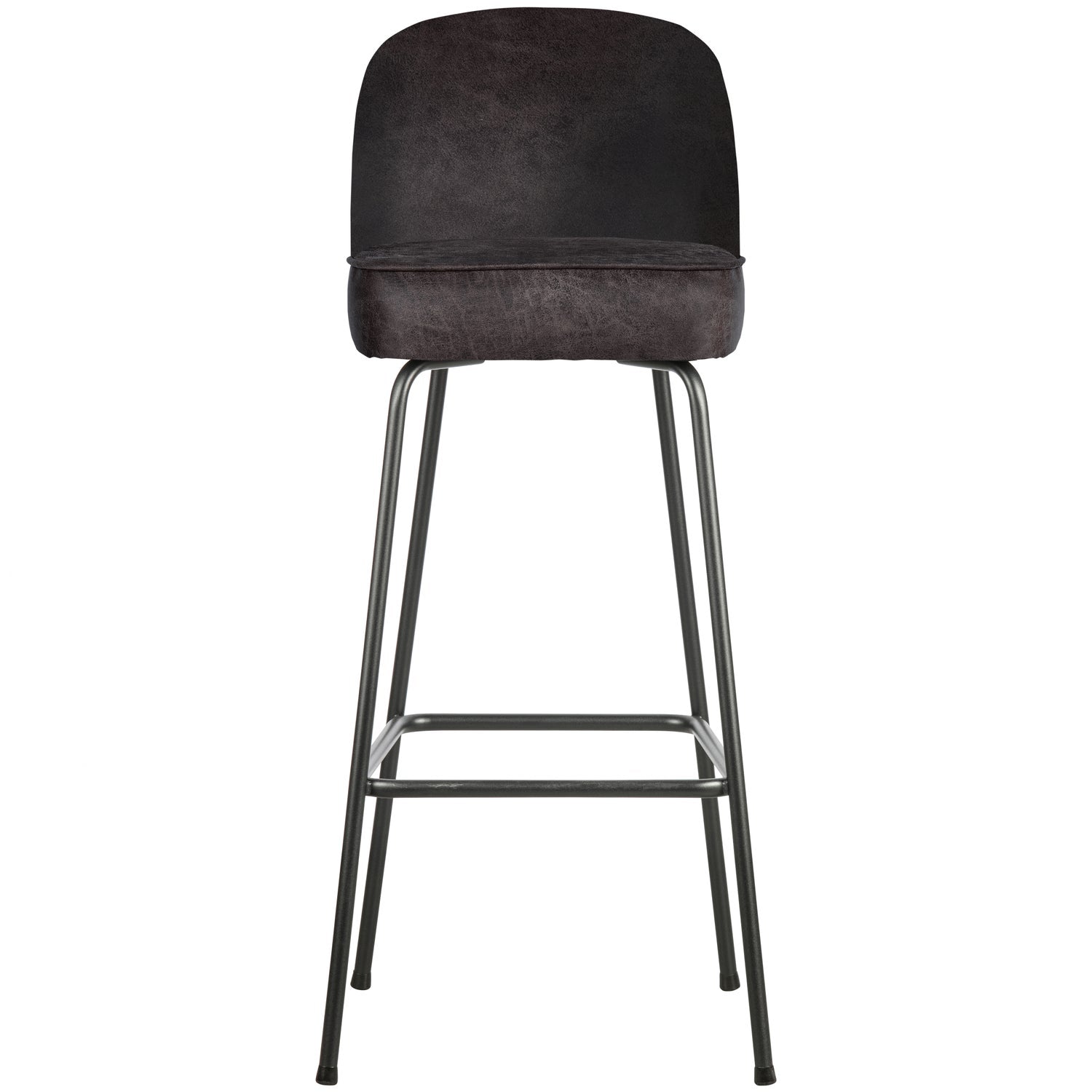 Baro kėdė VOGUE 80 cm. juoda oda