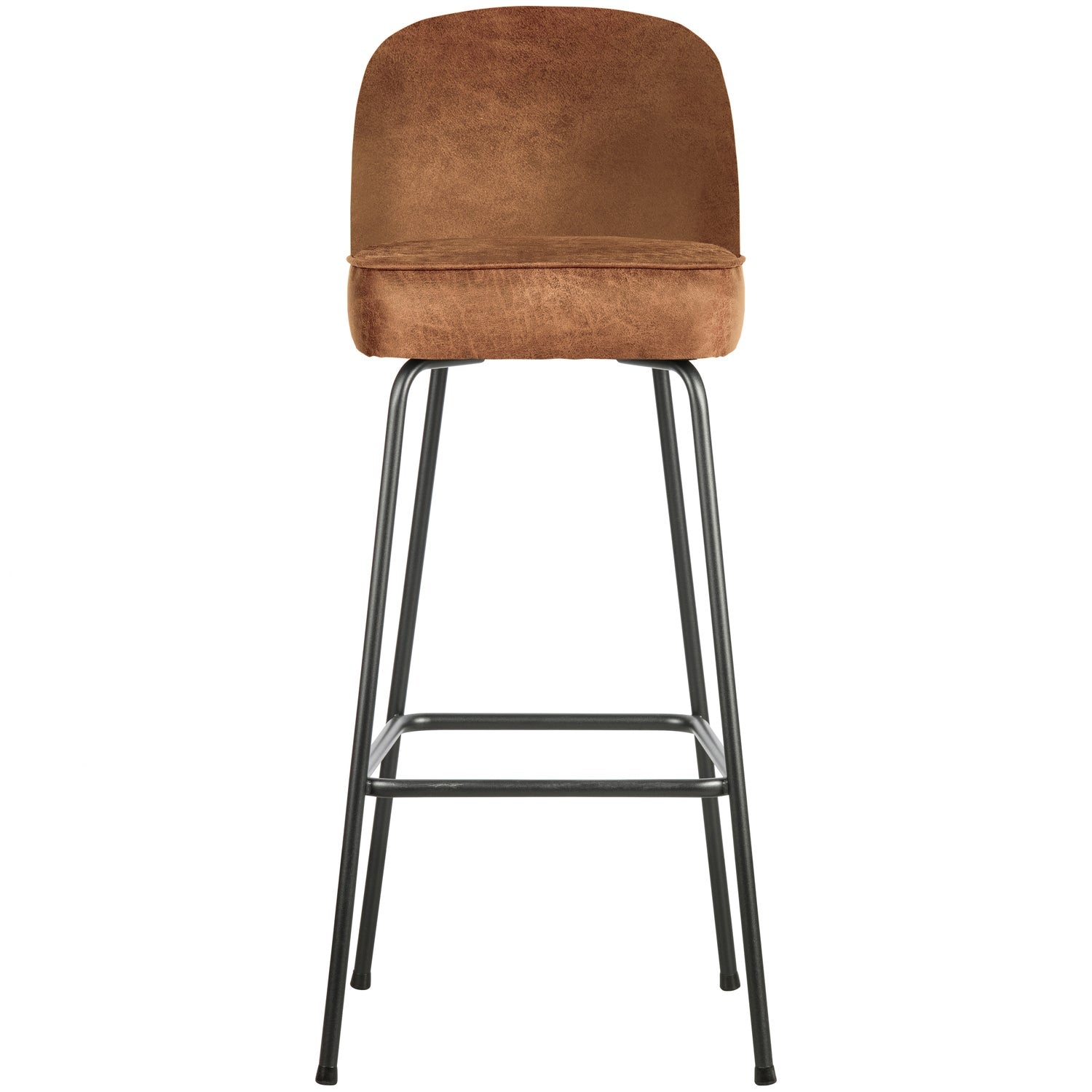 Baro kėdė VOGUE 80 cm. konjako oda