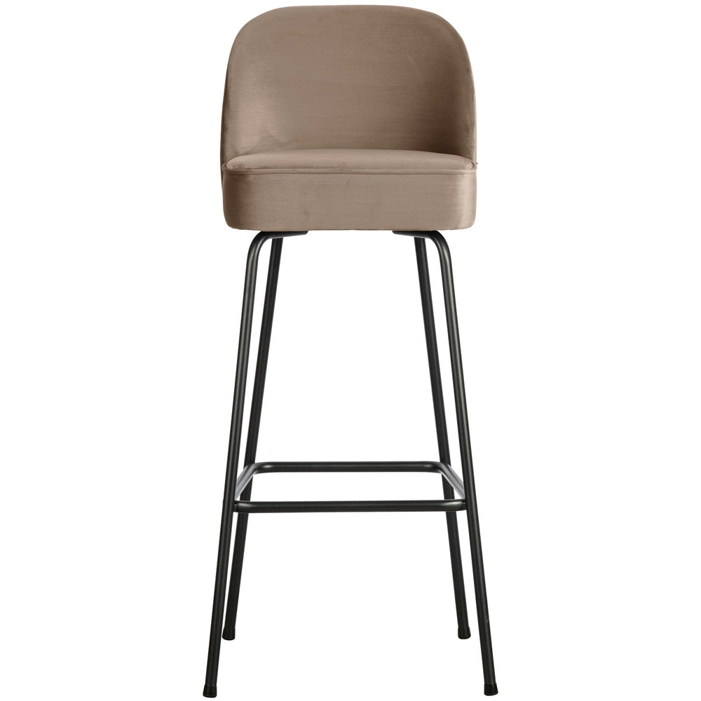 Baro kėdė VOGUE 80 cm, veliūras, chaki spalva