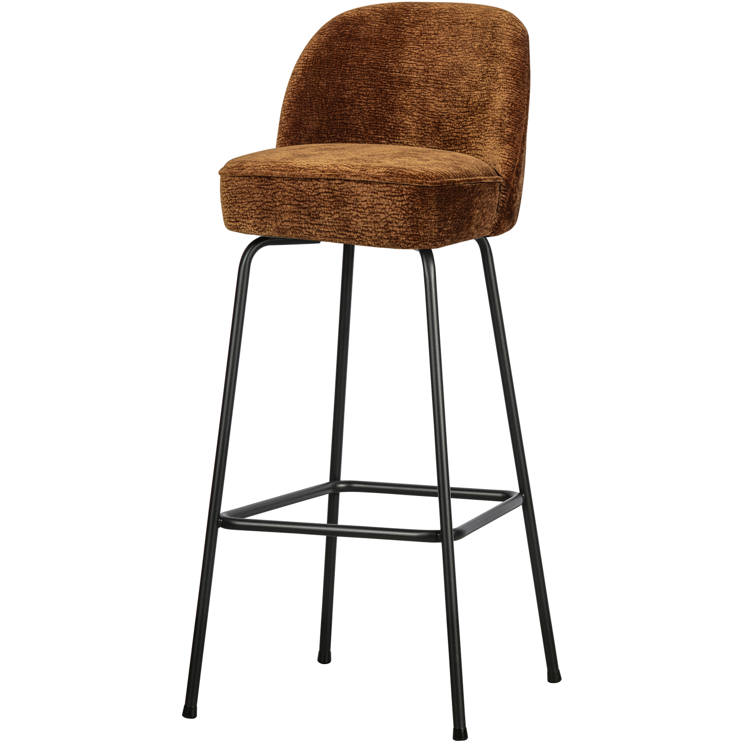 Baro kėdė VOGUE 80 cm, 3D audinio, vidutinio rudumo spalva