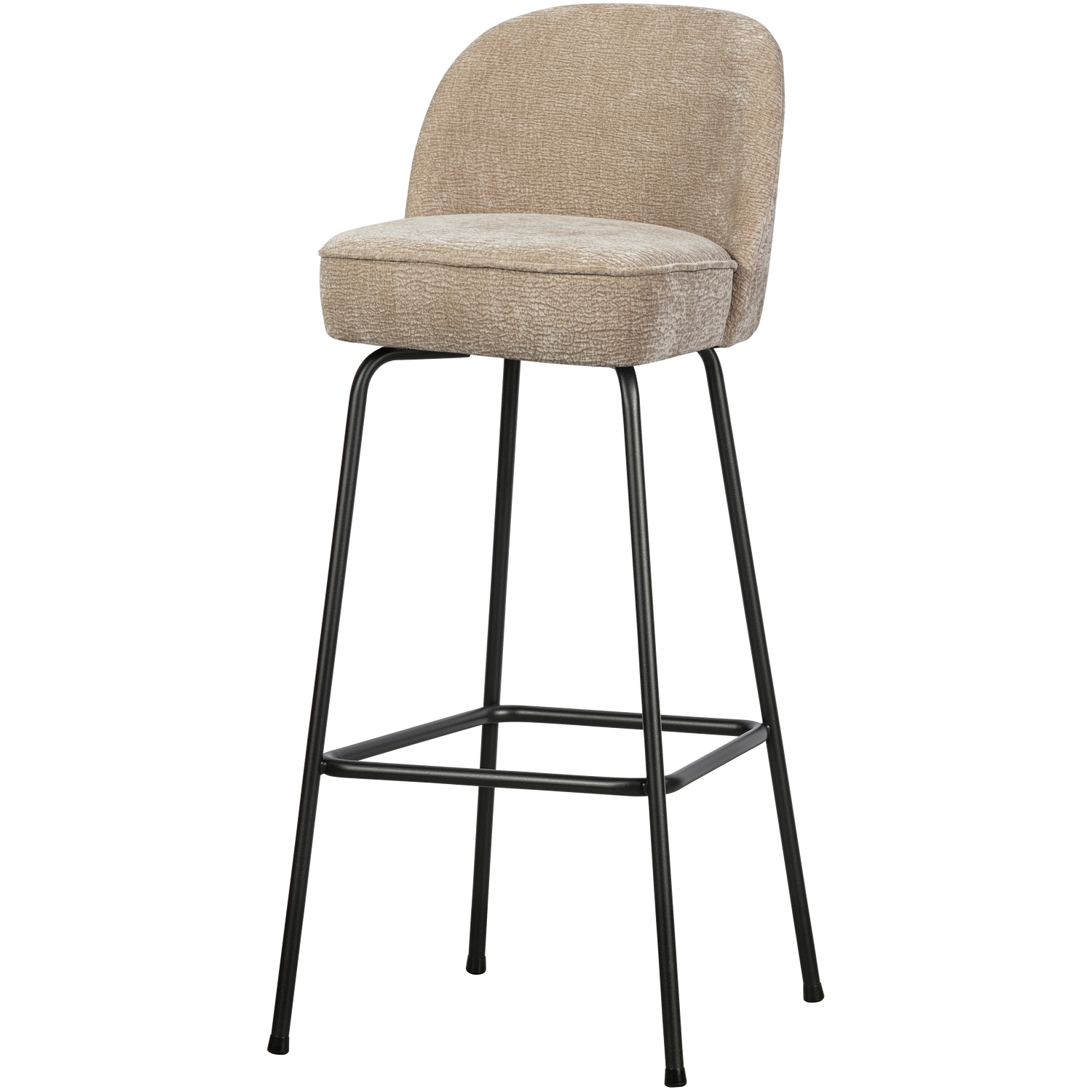 Baro kėdė VOGUE 80 cm, 3D audinys, šviesaus smėlio spalvos