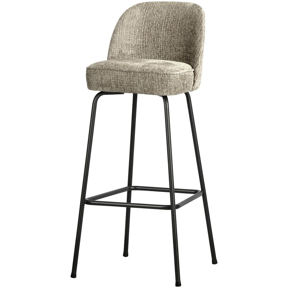 Baro kėdė VOGUE 80 cm, struktūrinis veliūras, kviečių spalvos