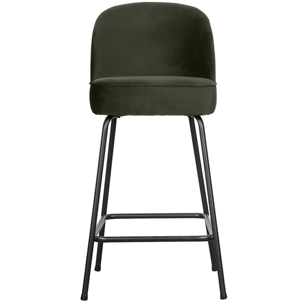 Baro kėdė VOGUE 65 cm, veliūras, tamsiai žalia