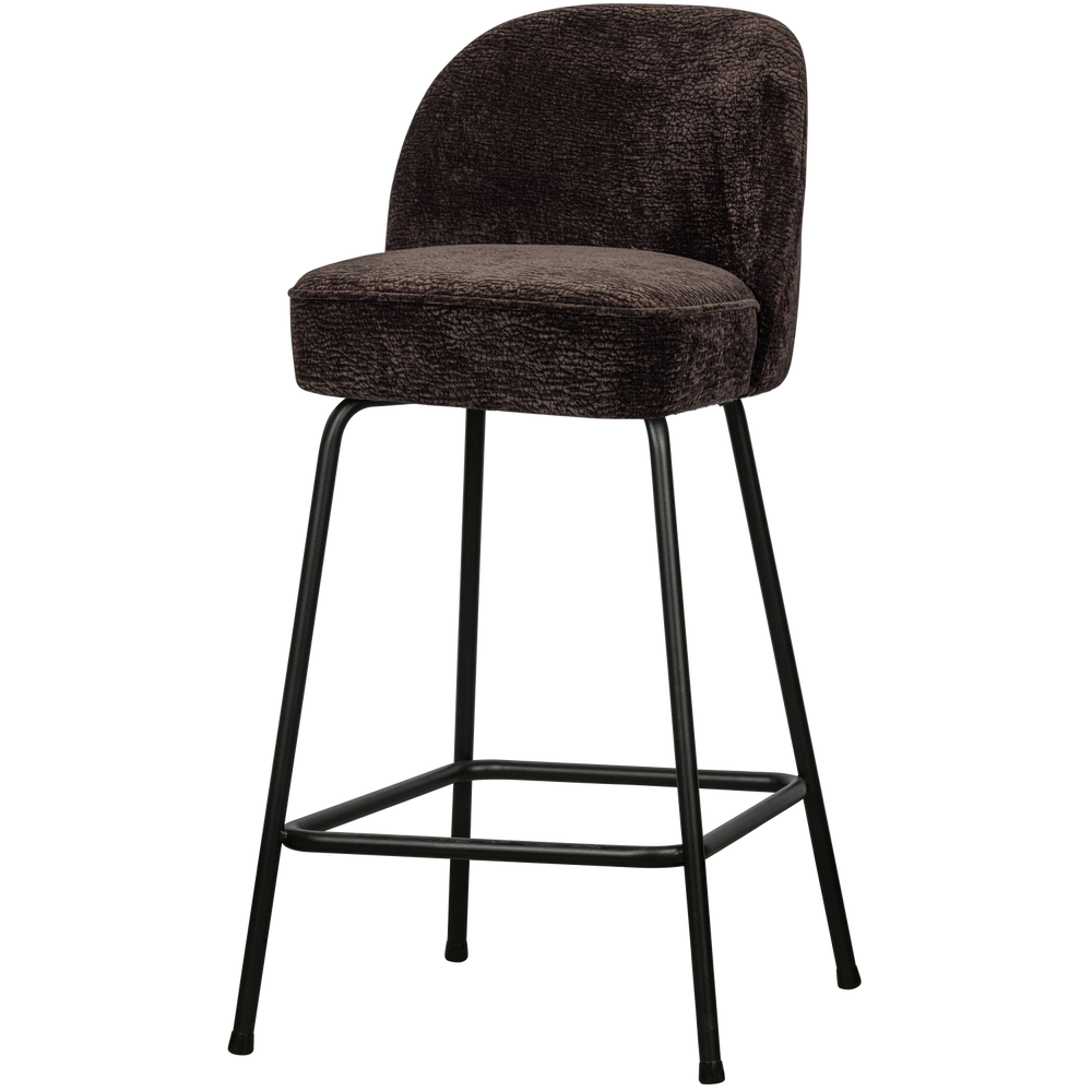 Baro kėdė VOGUE 65 cm, tamsiai rudo 3D audinio
