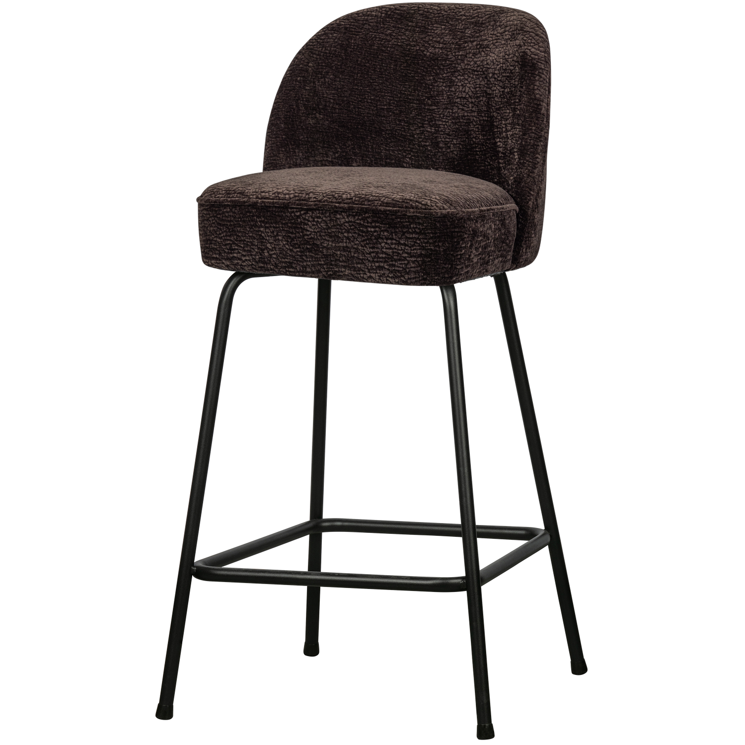Baro kėdė VOGUE 65 cm, tamsiai rudo 3D audinio