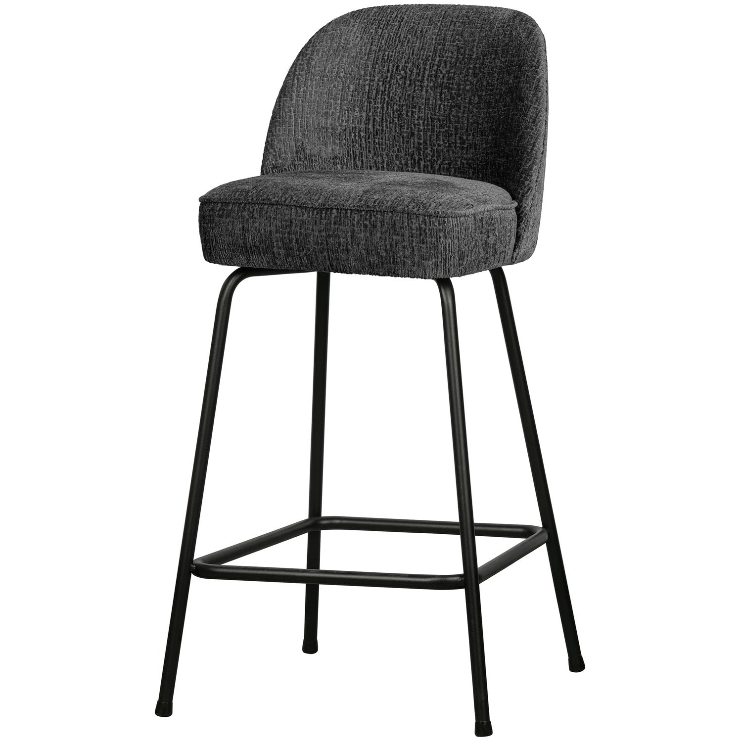 Baro kėdė VOGUE 65 cm, struktūrinis veliūras, kalnų žalia