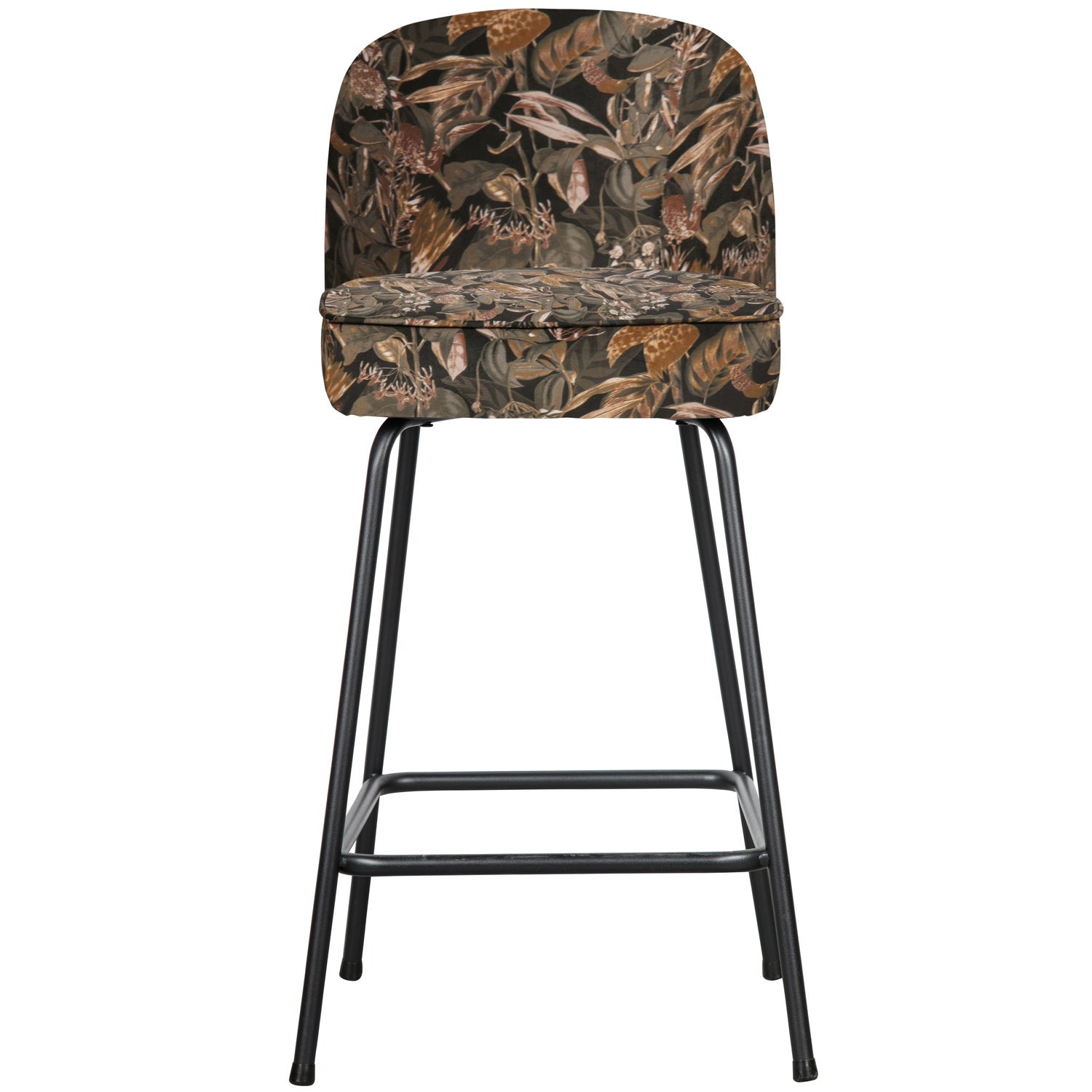 Baro kėdė VOGUE 65 cm. gėlių rašto veliūras