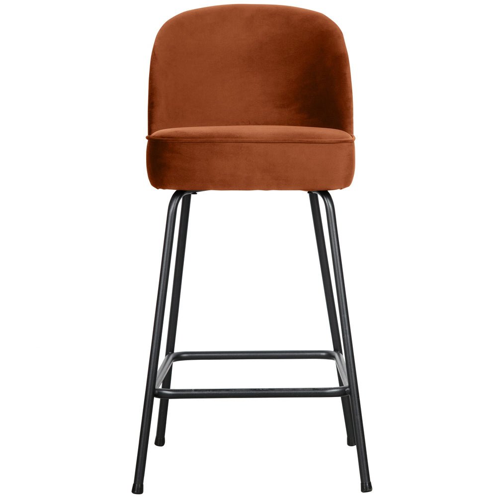 Baro kėdė VOGUE 65 cm, veliūras, ruda spalva