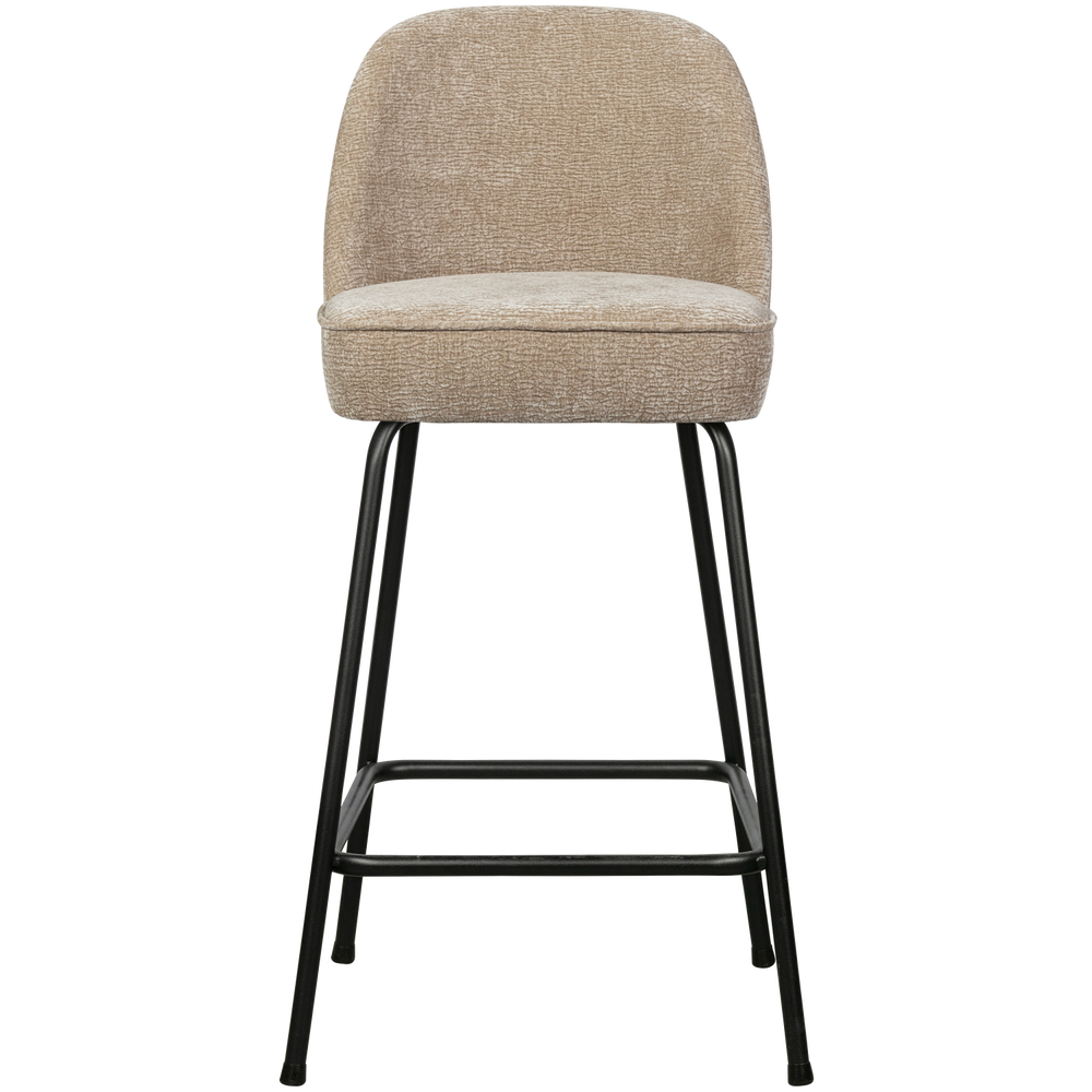 VOGUE BAR STOOL 65CM 3D CHENILLE SAND