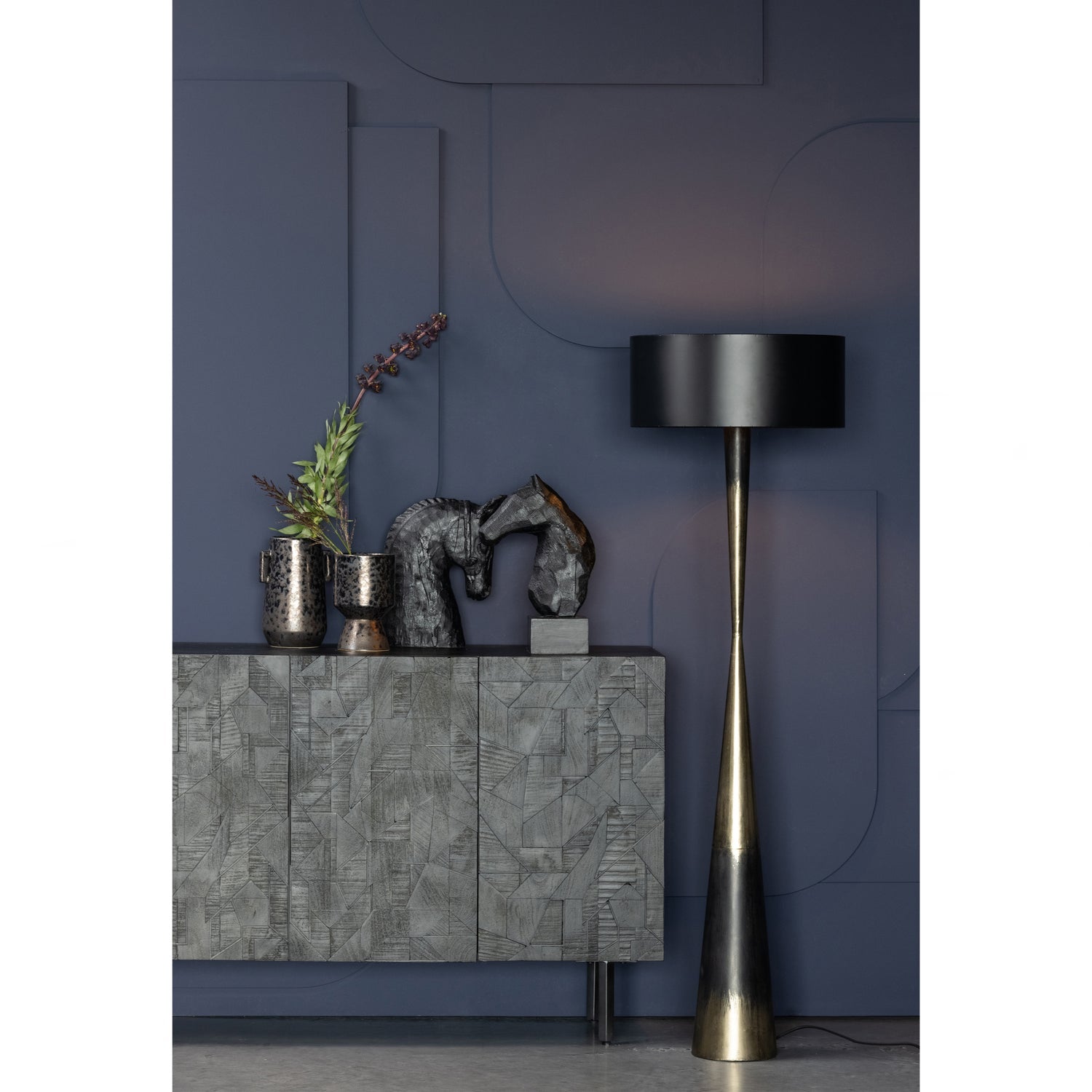 Komoda COUNTER, juoda