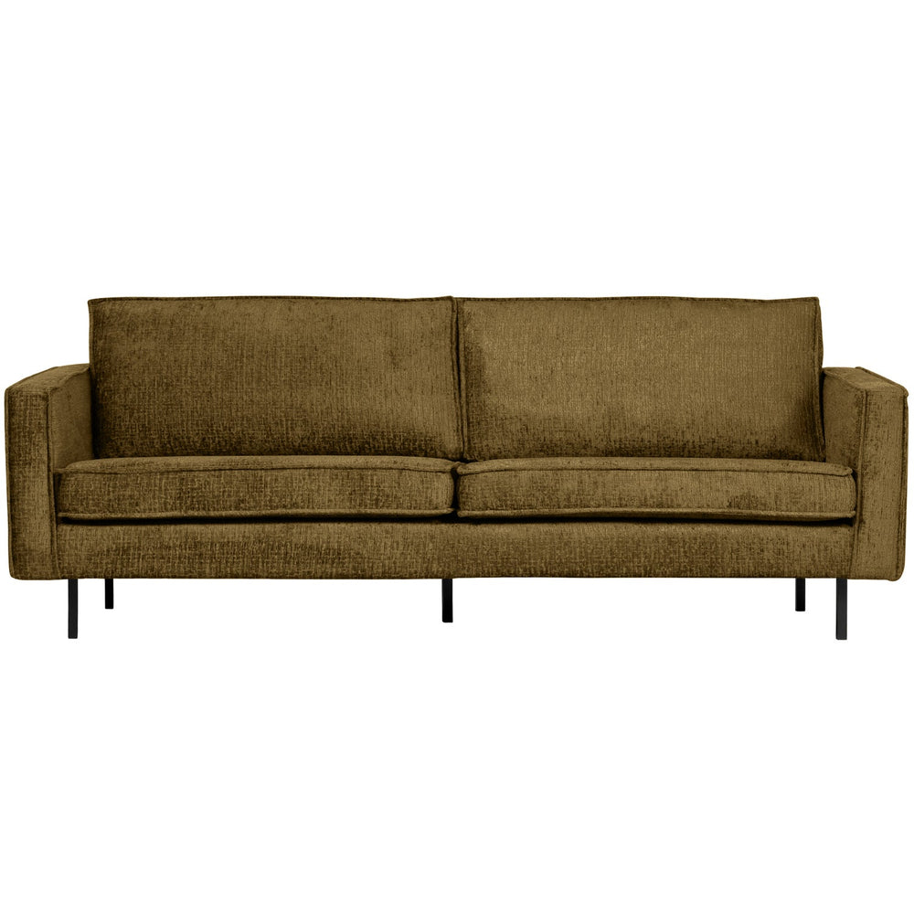 Sofa RODEO, 2.5-seater, velvet fabric, Bras color