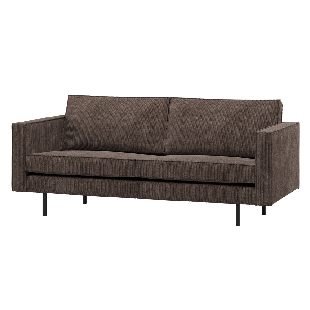 Sofa RODEO 2,5-vietė, reljefinės tekstūros, ruda