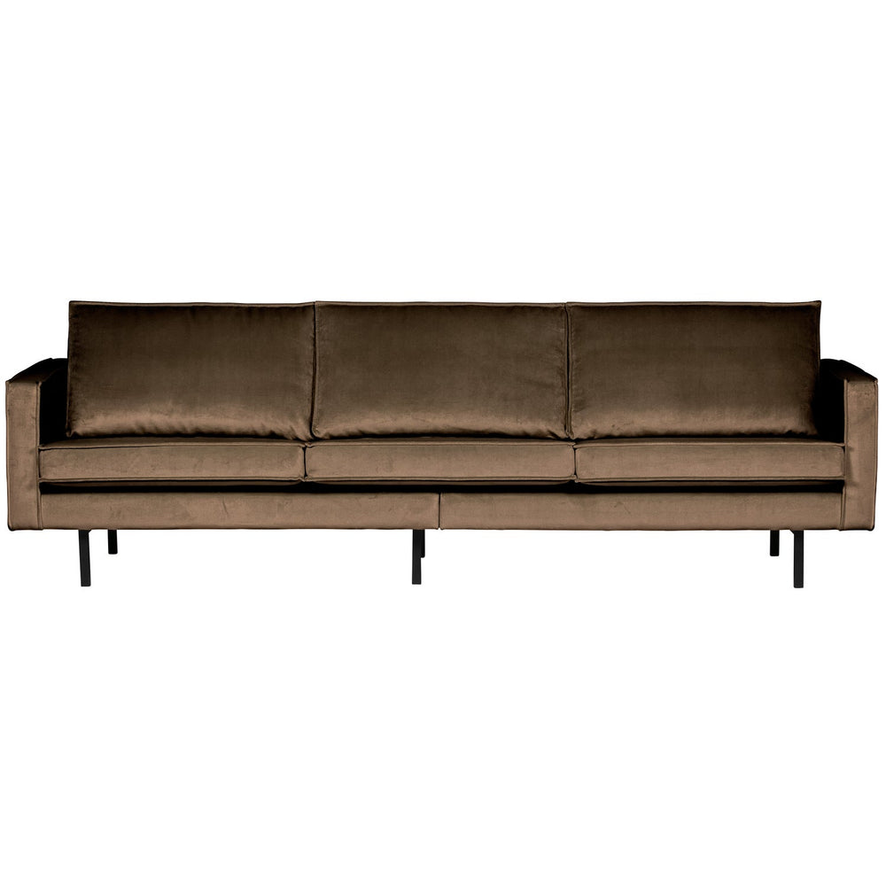 Sofa RODEO, 3 vietos, veliūro audinys, Taupe spalva
