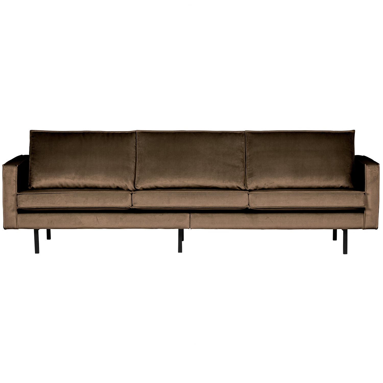 Sofa RODEO, 3 vietos, veliūro audinys, Taupe spalva