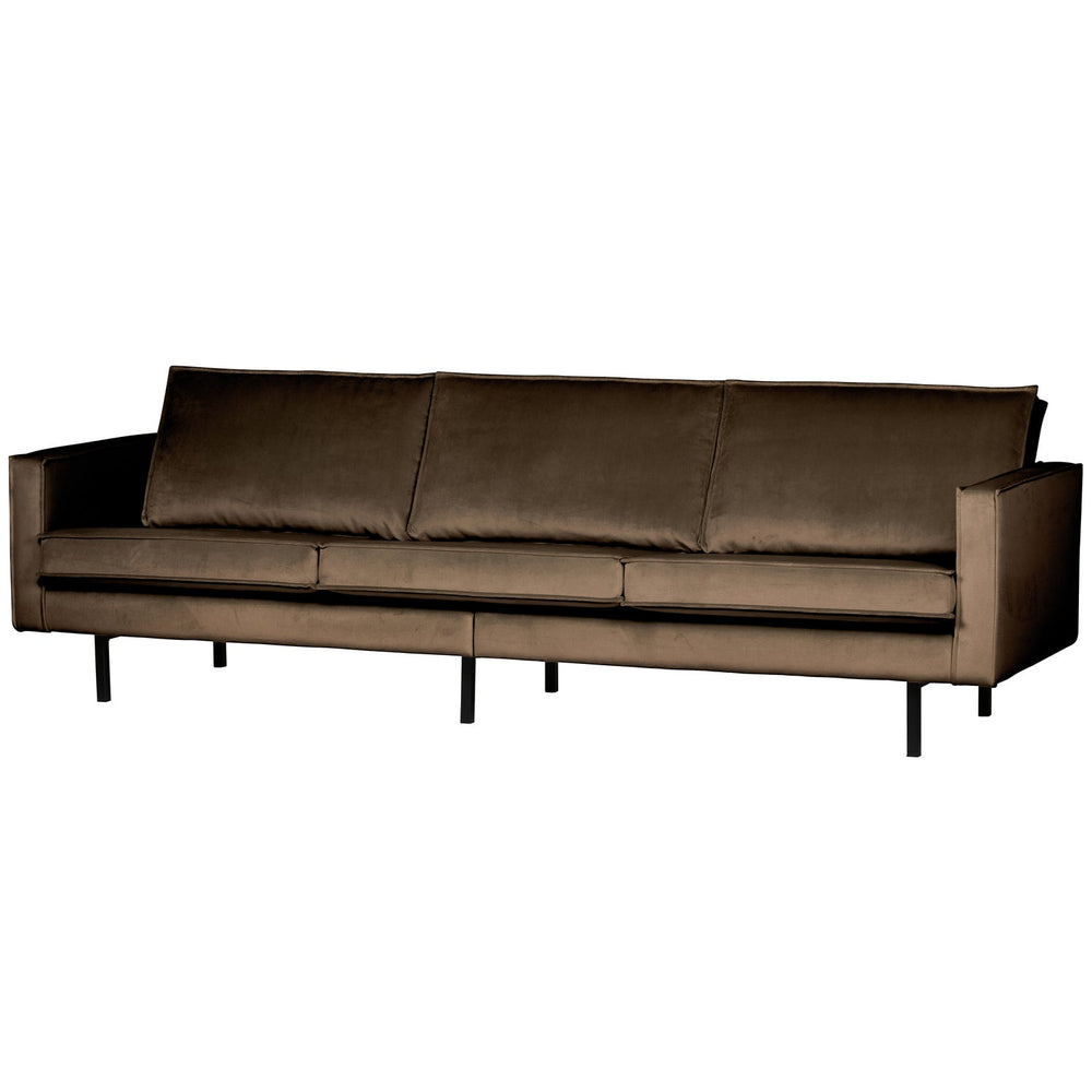 Sofa RODEO, 3 vietos, veliūro audinys, Taupe spalva