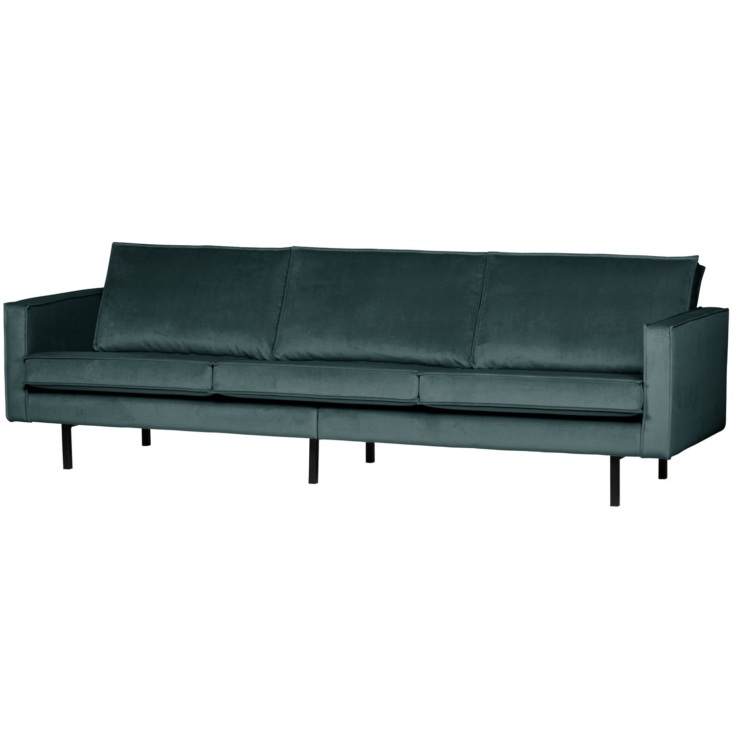 Sofa RODEO, 3 vietos, veliūro audinys, Teal spalva