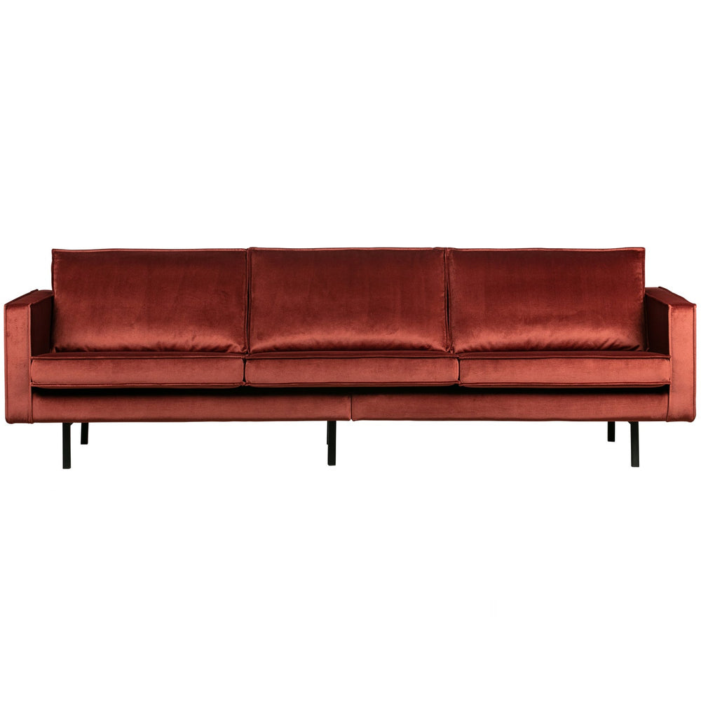Sofa RODEO, 3 vietos, veliūro audinys, Chestnut spalva