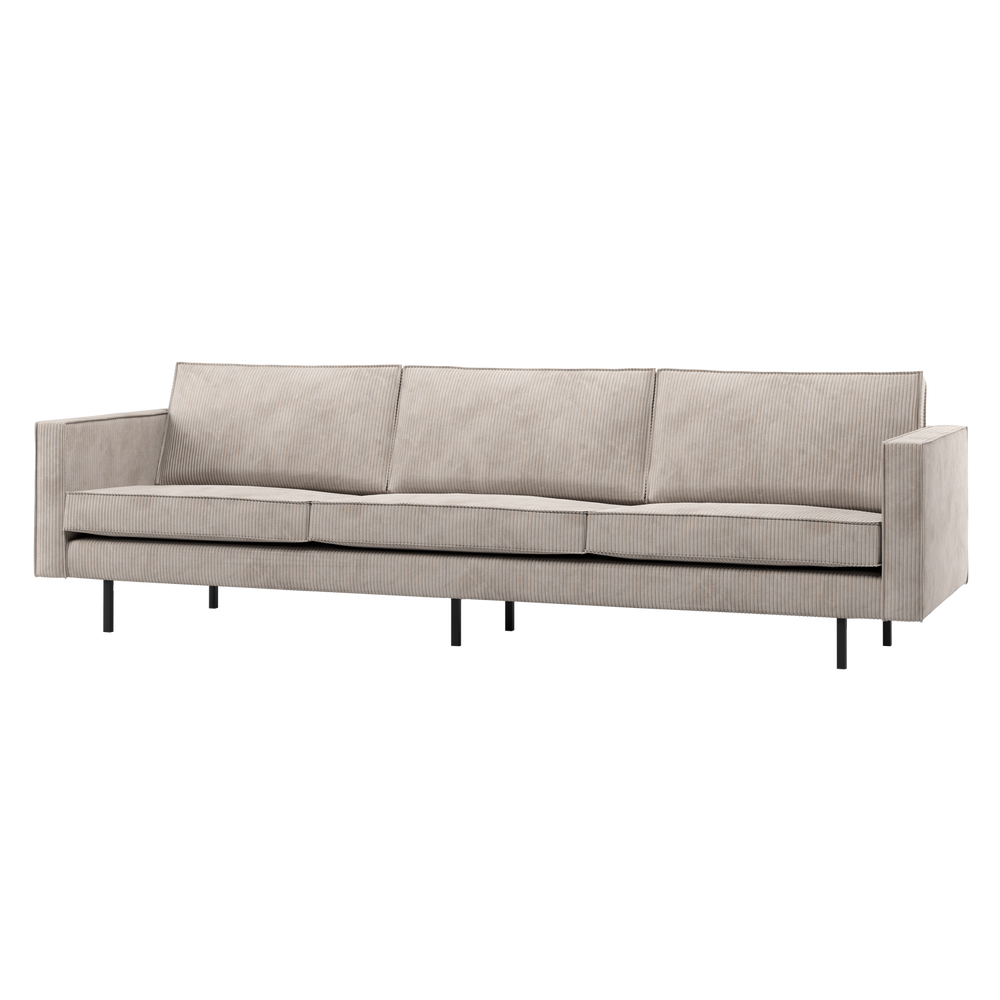 Sofa RODEO 3-vietė, reljefinės tekstūros, ecru spalvos