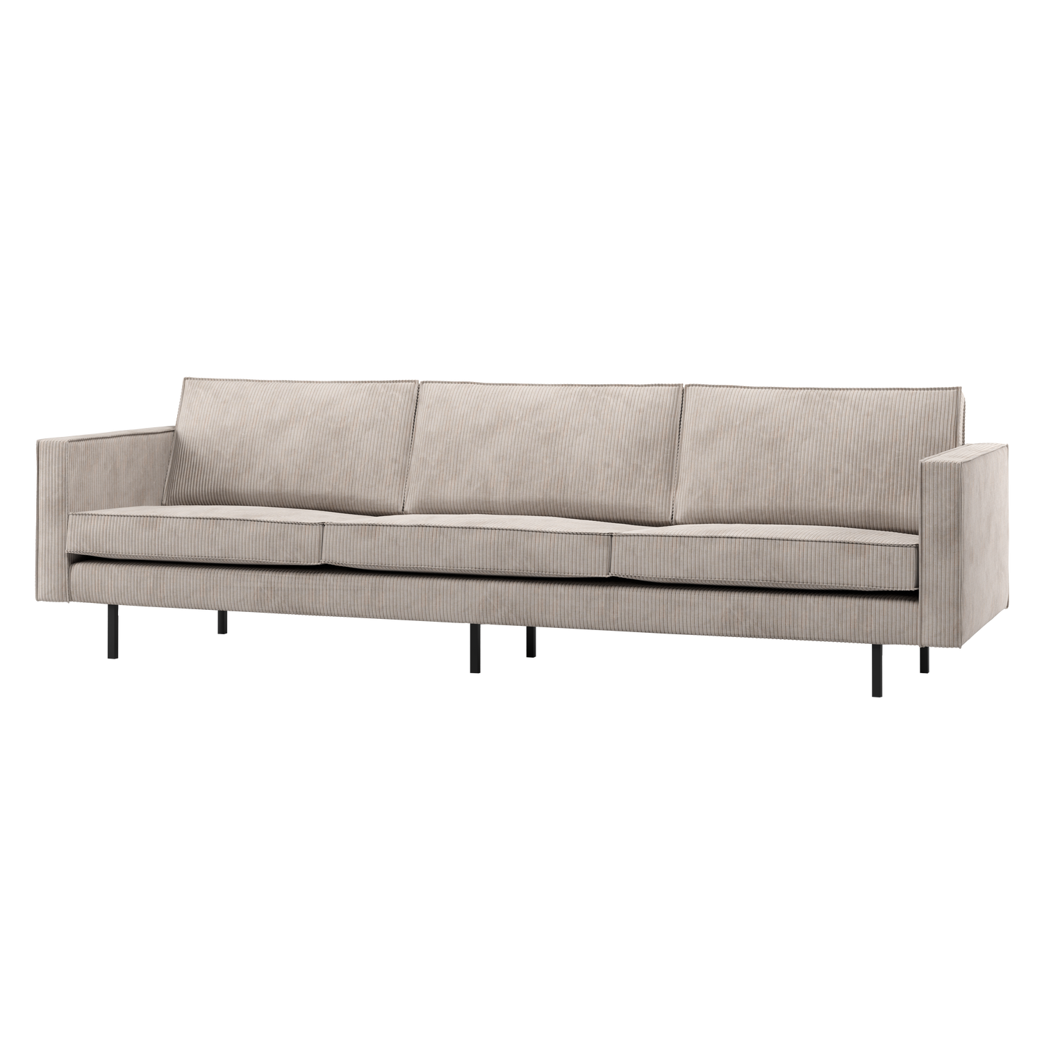 Sofa RODEO 3-vietė, reljefinės tekstūros, ecru spalvos