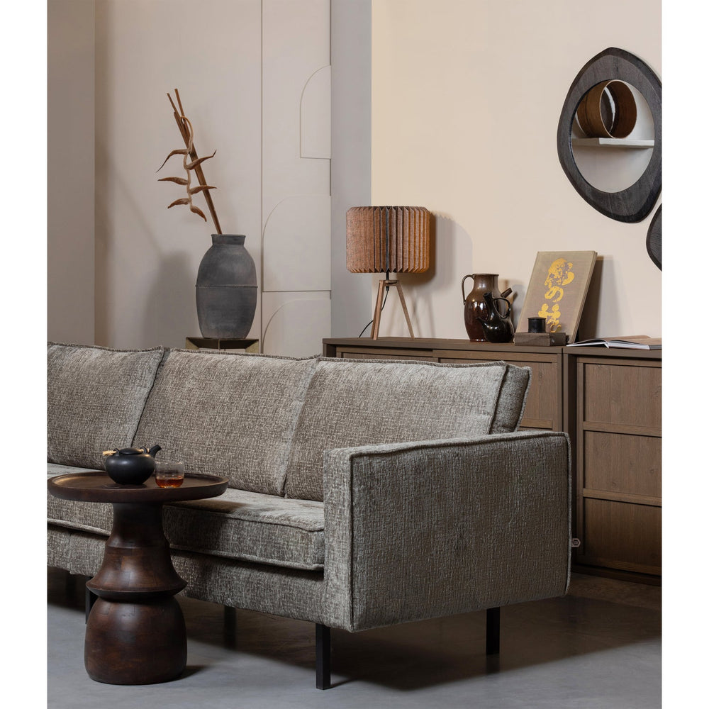 Sofa RODEO, 3 vietos, veliūro audinys, Frost spalva