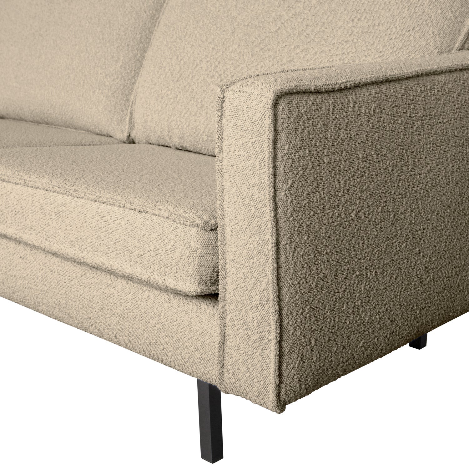 RODEO Sofa, 3-seater, bouclé fabric, beige