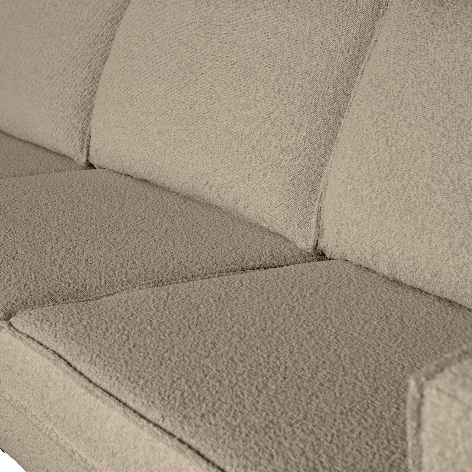 RODEO Sofa, 3-seater, bouclé fabric, beige