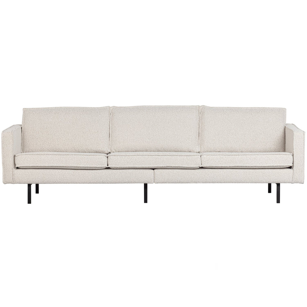 Sofa RODEO, 3 vietos, bouclé audinys, natūrali spalva