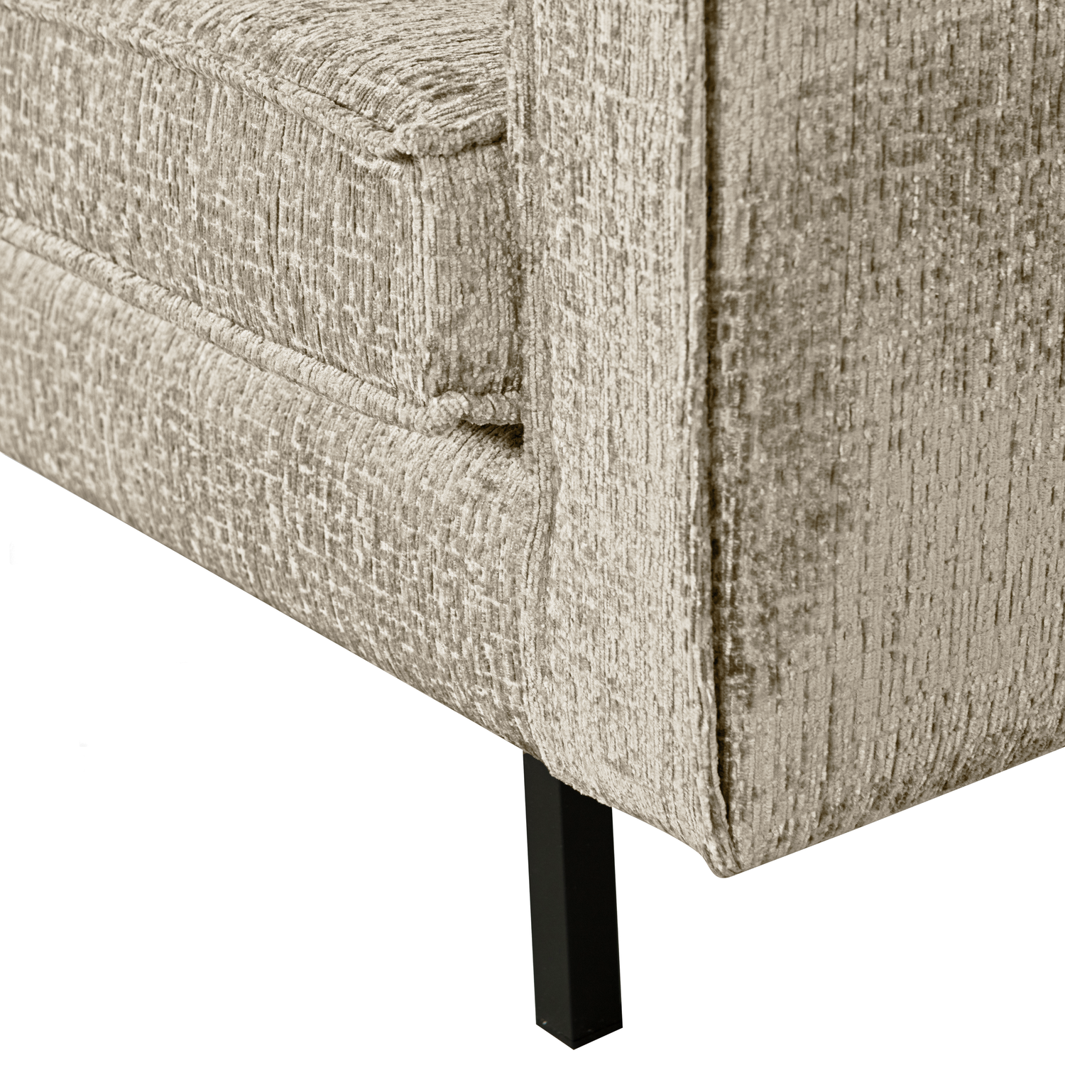 Sofa RODEO, 3 vietos, veliūro audinys, Wheatfield spalva
