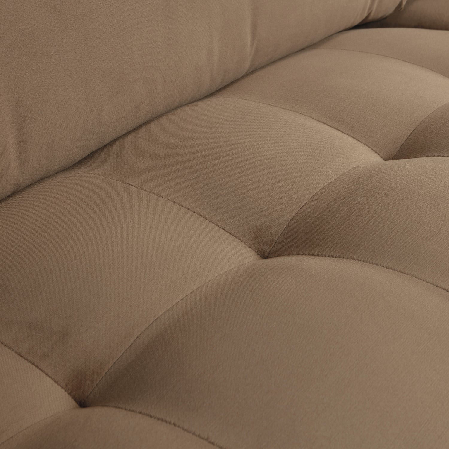Klasikinė sofa RODEO, 2,5 vietos, veliūras, Taupe spalva