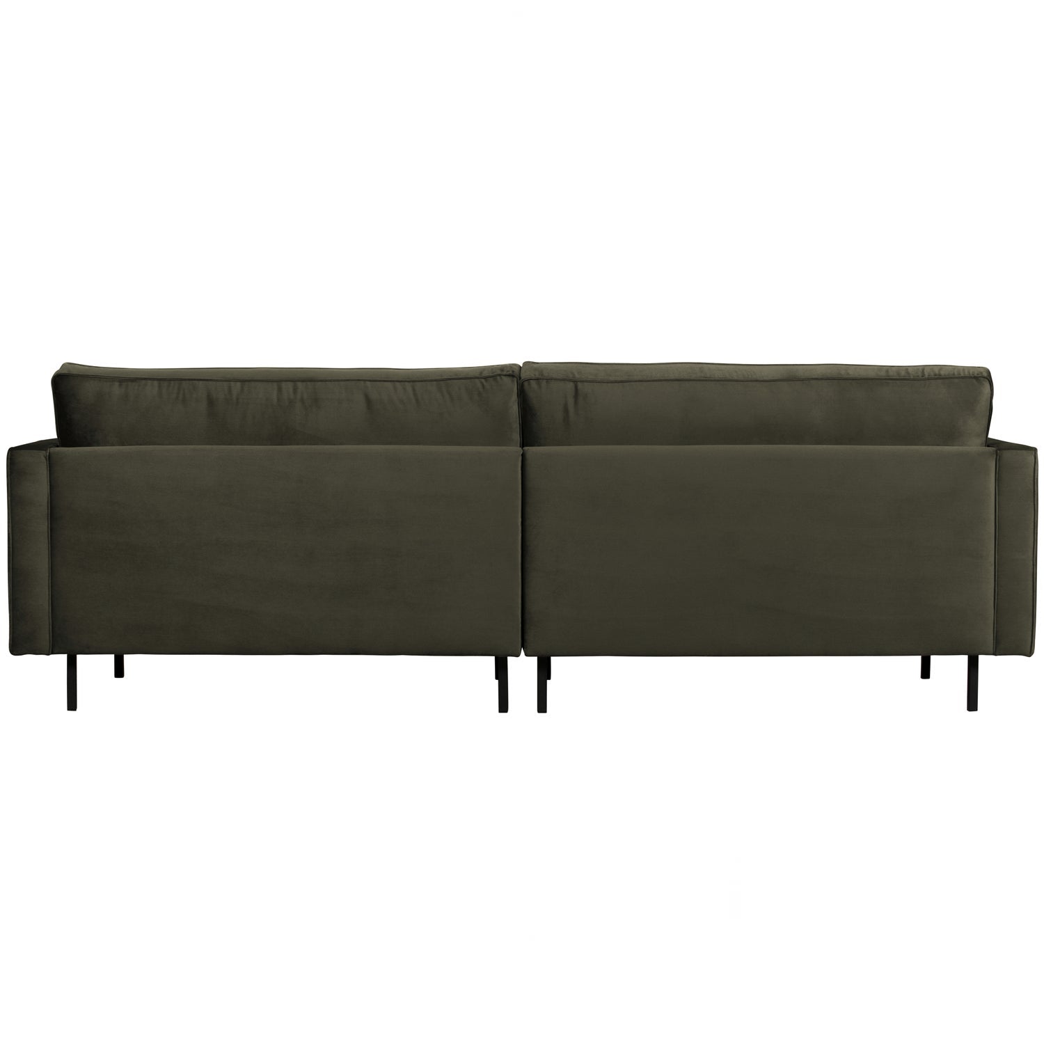 Klasikinė sofa RODEO, 3 vietos, veliūro audinys, tamsiai žalia