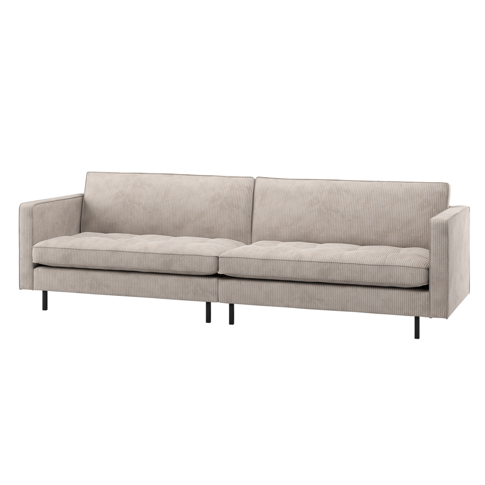Sofa RODEO Classic 3-vietė, reljefinės tekstūros, ecru spalvos