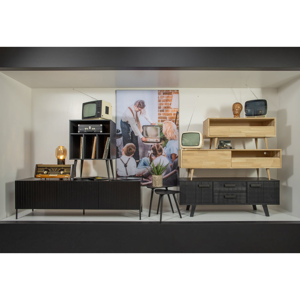 JAMES SMALL CABINET WOOD BLACK [fsc]