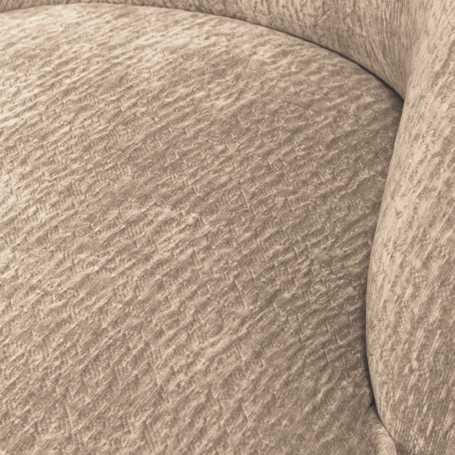 Fotelis VOGUE, 3D šenilas, smėlio spalvos